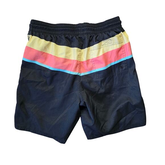 Old Navy Men’s Charcoal Striped Swim Trunks Size M - Picture 3 of 6